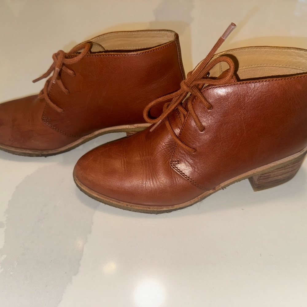 Clark’s Brown Leather Ankle Boots